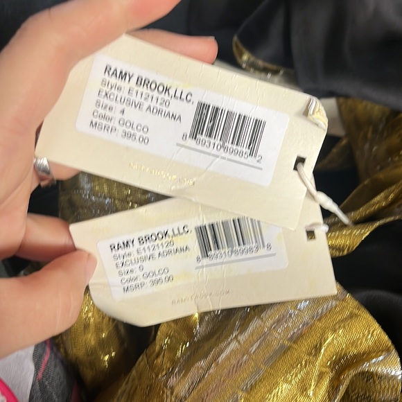 New $395 Ramy Brook Adriana Top - Picture 9 of 10